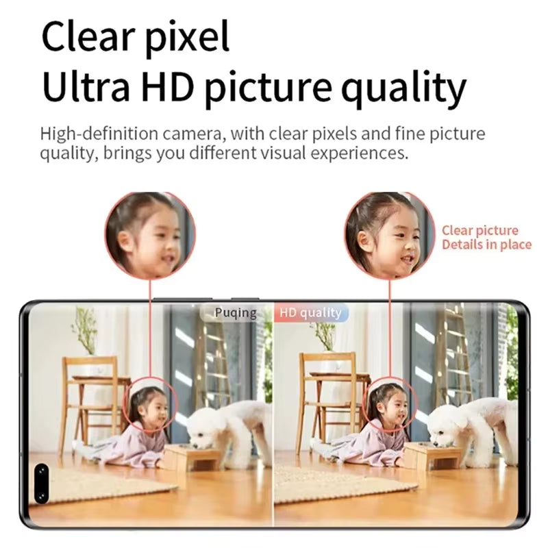 UltraMini 4K WiFi Security Cam – Watch What Matters, Anytime, Anywhere!