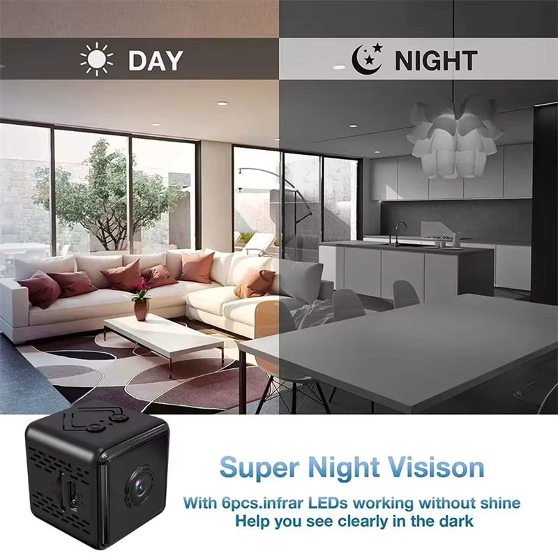 UltraMini 4K WiFi Security Cam – Watch What Matters, Anytime, Anywhere!